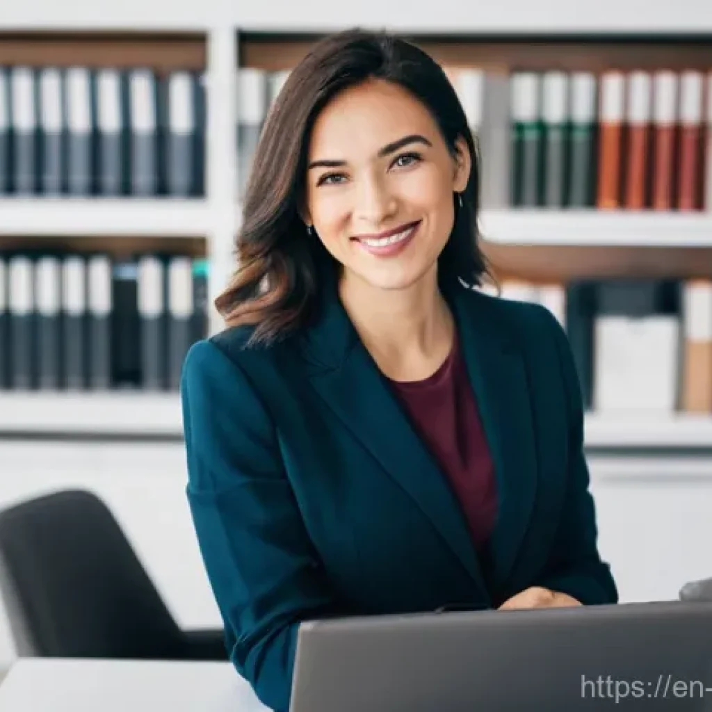 생활가사도우미 자격증 취득 후 취업처 - **Prompt:** A highly professional female family assistant, in her late 30s, with a warm but poised e...