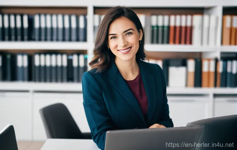 생활가사도우미 자격증 취득 후 취업처 - **Prompt:** A highly professional female family assistant, in her late 30s, with a warm but poised e...