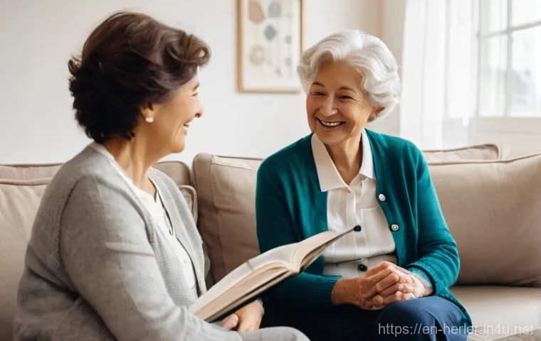 생활가사도우미 자격증 취득 후 취업처 - **Prompt:** A highly professional female family assistant, in her late 30s, with a warm but poised e...